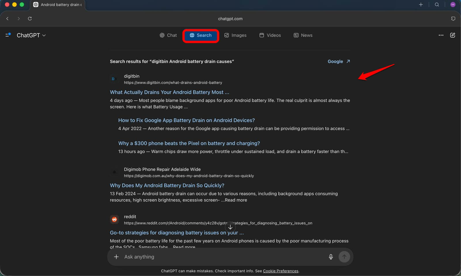 using ChatGPT atlas on Mac M1
