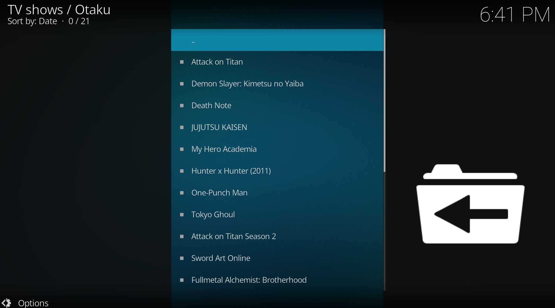 watch anime shows on Kodi
