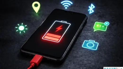 what drains android battery