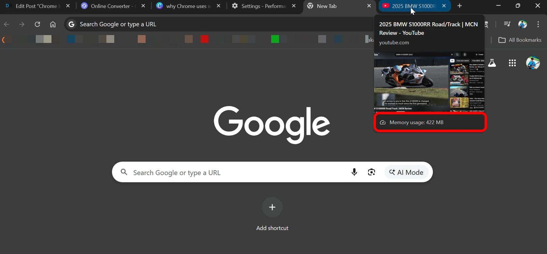 why chrome uses so much RAM explained