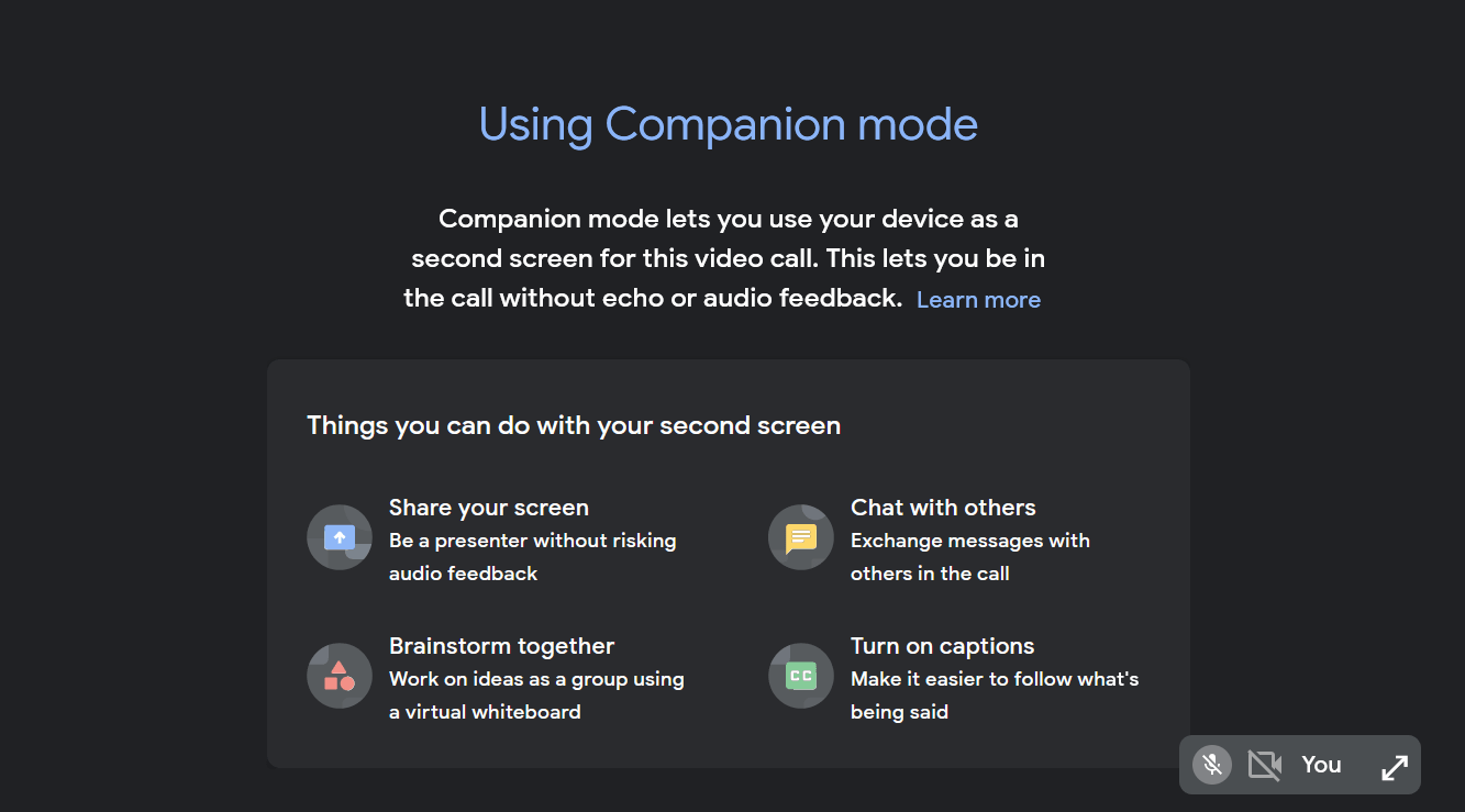 What is Companion Mode in Google Meet and How to Use It  - 21