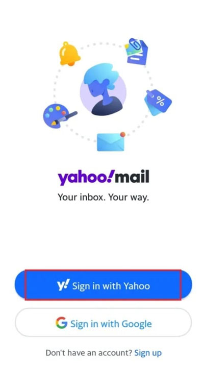 Use The Yahoo Mail App