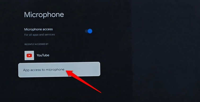 youtube app access to microphone