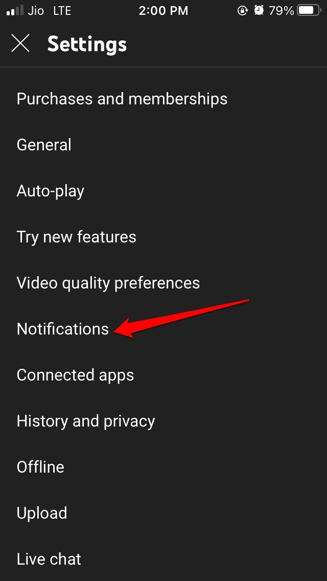 youtube notifications